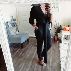 Zara Black Multi WrapTop Stretchy New Medium